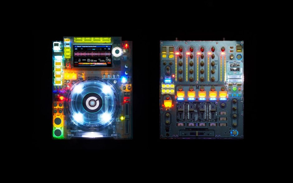 Virgil Abloh (Off-White) Designed “TRANSPARENT” Pioneer CDJs & Mixer for MCA Chicago Exhibition.